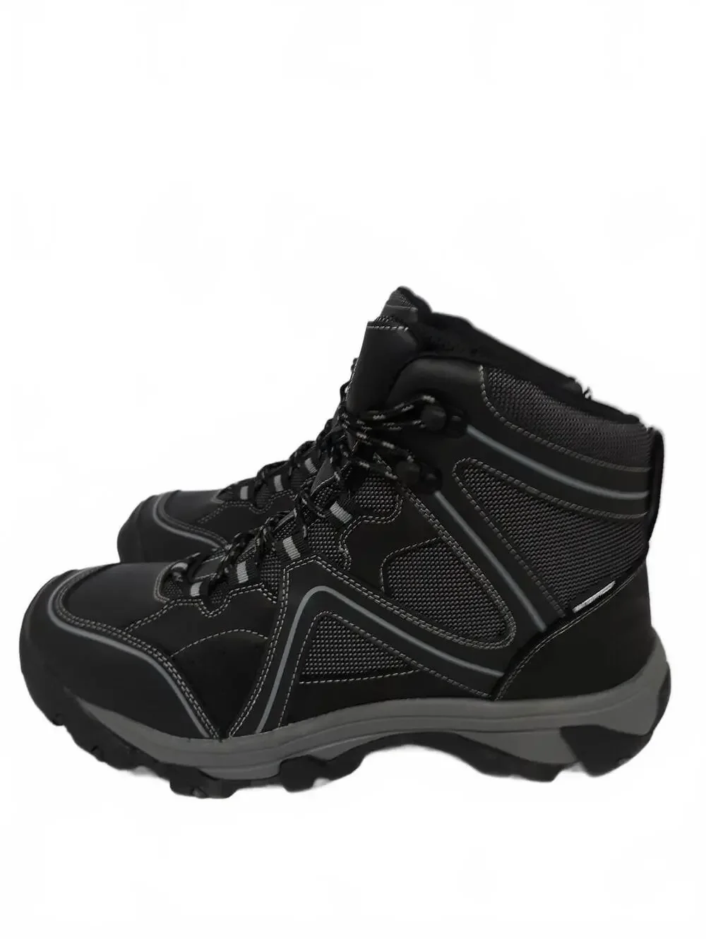 Avenger Men's Crosscut Mid Waterproof Work Boots Steel Toe Black Size 14D